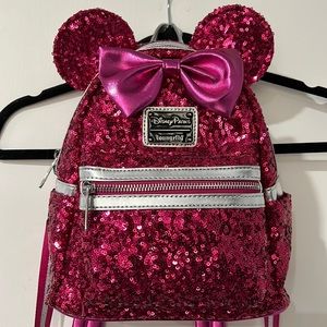 Rare- Loungefly Imagination Pink backpack